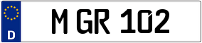 Truck License Plate